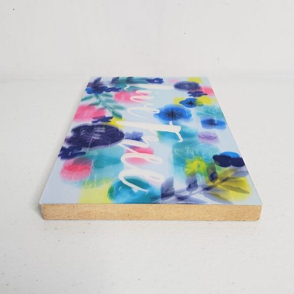 3D Sign Floral Live Free Inspirational Wall Art Decor - Picture 5 of 6